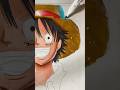 Dibujo realista de one piece #luffy #viralvideo