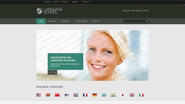 Language School Responsive Website Template - 44899