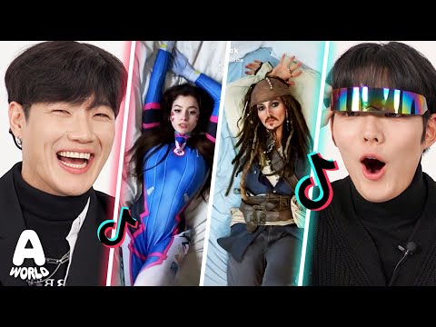 Koreans React To TikTok ‘Bed Transition’ Challenge for the first time !!