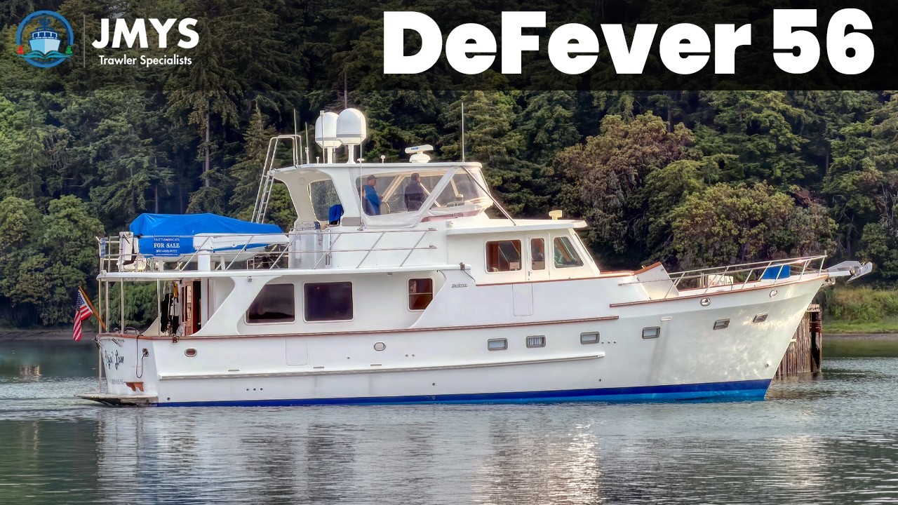 ⁣DeFever 56 Trawler Tour - TrawlAboard Episode 30