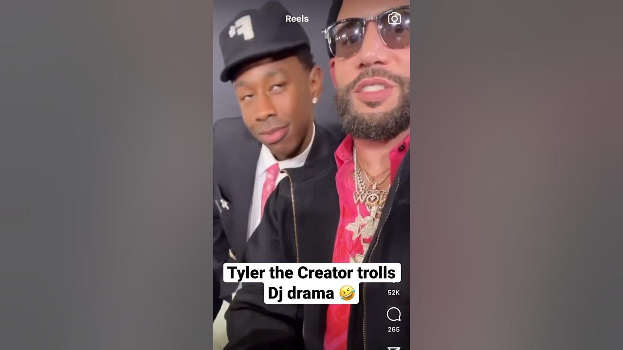 Tyler the Creator Calls DJ Drama A Living Legend #shorts 