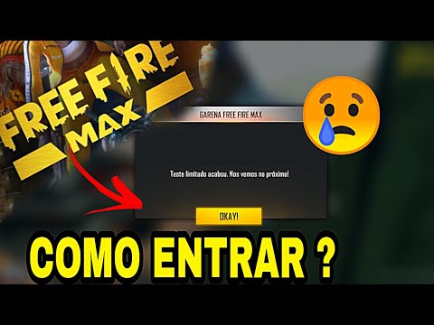 Free Fire Max - Teste Limitado Acabou - Como corrigir este erro