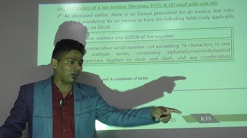 Lecture 99: GST2018_C8 Tax Invoice,Dr & Cr Notes_By CA Ram Patil (CA,CS,CMA)