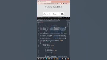 Simple JavaScript Project - JavaScript Digital Clock