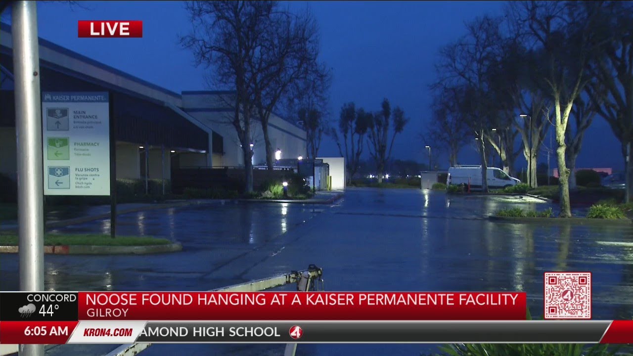 Noose found hanging at Kaiser Permanente office in Gilroy YouTube