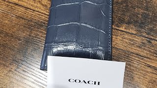 Coach ID Wallet Unboxing/Review