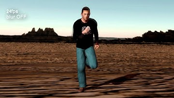 POSER figure Running animation test