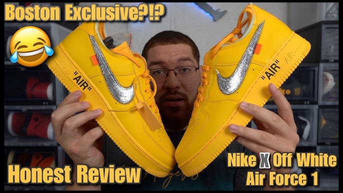 Off-White Nike Air Force 1 University Gold DD1876-700