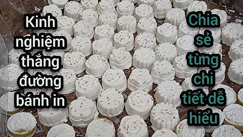cách thắng đường để làm bánh in   thành công ngay  lần đầu tiên/Yến nhi cuộc sống miền tây