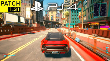 CYBERPUNK 2077 NEW PATCH 1.31 UPDATE - PS4 Slim Gameplay Performance & Graphics Test #15