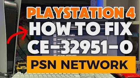 How To Fix PS4 CE-32951-0 Network Connection Problem Occurred