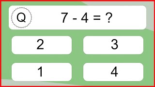 20 Subtraction Quiz Exercises for Kids: Numbers Up to 20