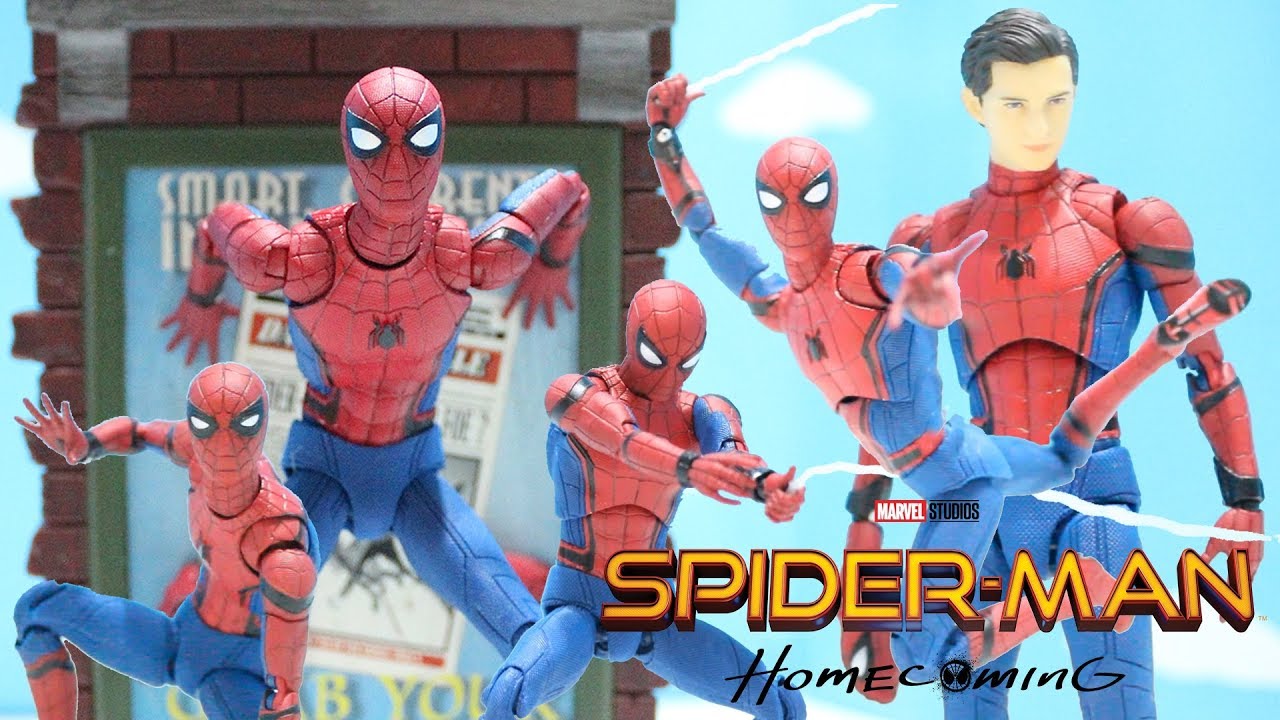 SPANISH) SPIDER-MAN HOMECOMING - MAFEX - review - figure - toy - spiderman  - medicom - YouTube
