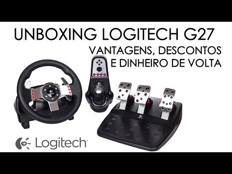 Unboxing Logitech G27 Racing Wheel Volante G 27 