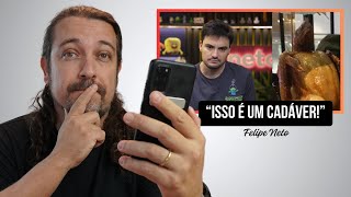 Felipe Neto manda a real sobre o que é o frango que as pessoas comem