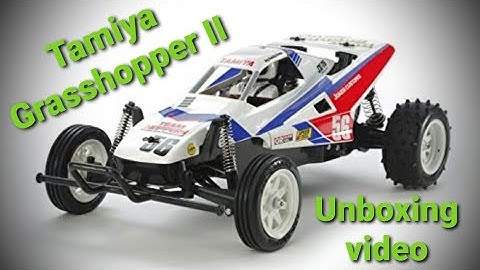 Tamiya Grasshopper 2 unboxing video