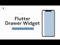 How to make Drawer in Flutter | How to make Right Side Drawer Flutter | How change the Drawer Icon