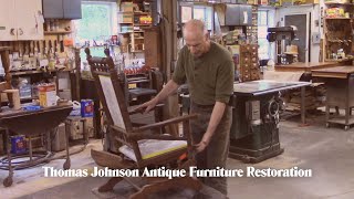 Restoring a Victorian Rocking Chair - Thomas Johnson Antique Furniture Restoration