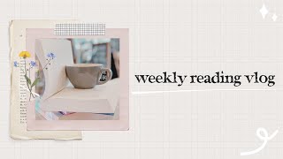 why finish your current read when you can start 2 new books? | weekly reading vlog [cc]