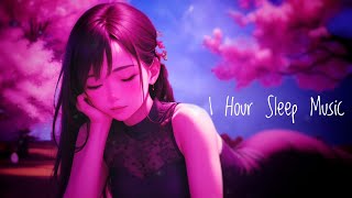 Soothing Cherry Blossoms & Rain: 1 Hour of Calm Piano Music for Relaxing Sleep, Stress Relief