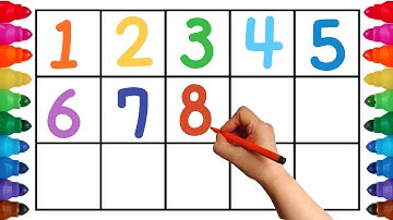 아이들을 위한 숫자 1에서 30까지 쓰는 법 배우기 | 숫자배우기 | 숫자쓰기