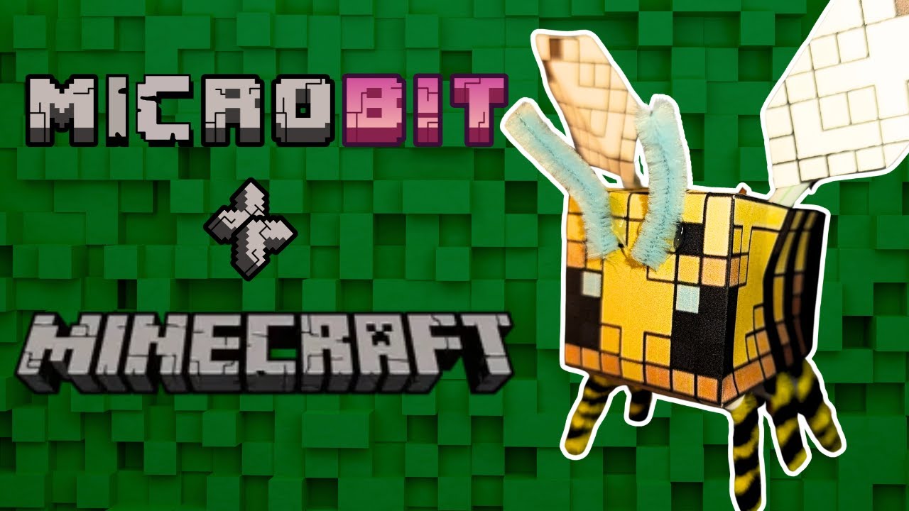 Micro Bit Minecraft Неймовірний Minecraft проект з Microbit — бджілка, що реагує на світло ...