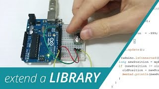 Extend an existing Library - Using an Encoder in Unity - Uduino tutorial