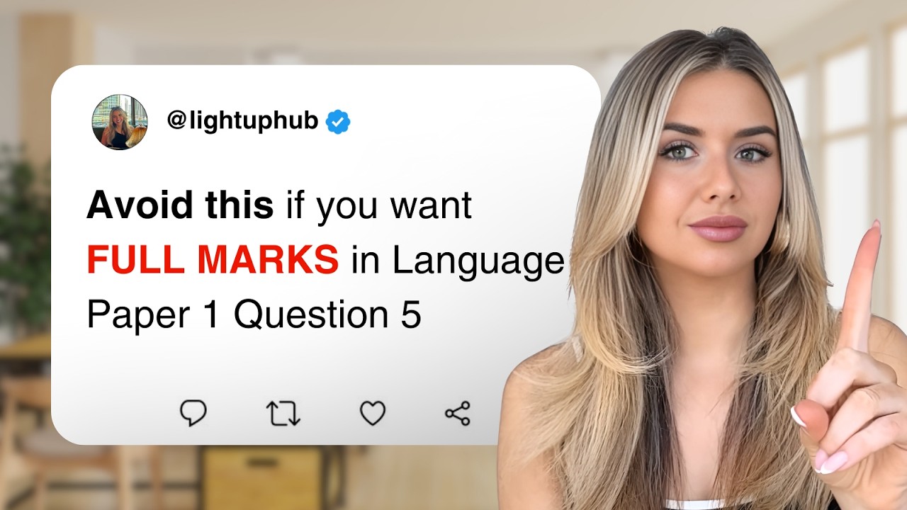 Language Paper 1 Question 5: How To Get 40/40
