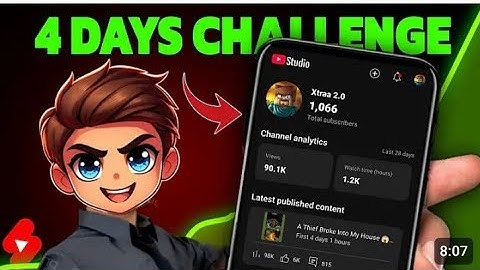 4 DAYS Challenge ( Shoking Result ) How To Grow Gaming Channel From 0 Subscribers