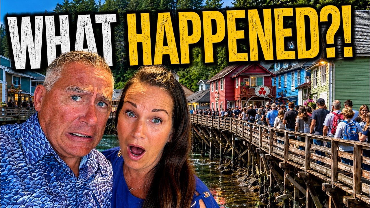 Ketchikan Cruise Port CHAOS! 5 Ships Changed EVERYTHING