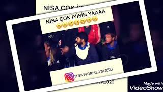 Survivor Nisa Bölükbaşı Komik Sempatik Anları