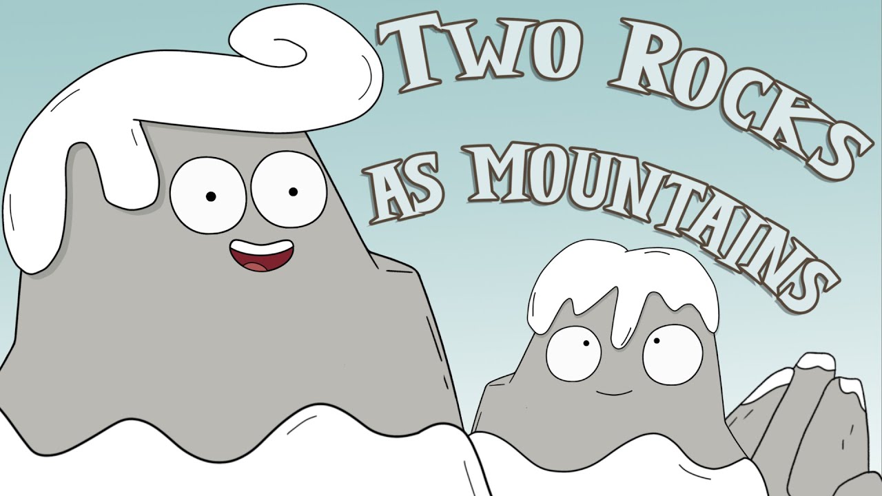 2 Cartoon Rocks Two Rocks as MOUNTAINS | Studio Ghibletz YouTube Cartoons - YouTube