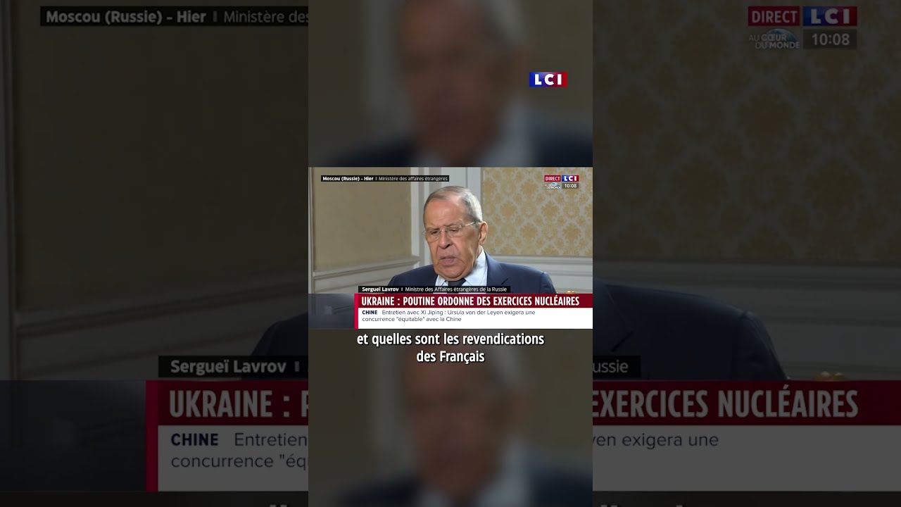  Emmanuel Macron inspire la russophobie des cavernes selon Sergue Lavrov
