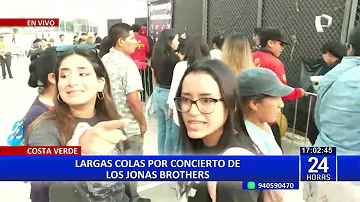 Los Jonas Brothers: Se reportan incidentes en colas para el concierto en San Miguel