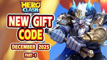 Hero Clash New Redeem Code | Hero Clash New Gift Code December 2025 (Part-1)