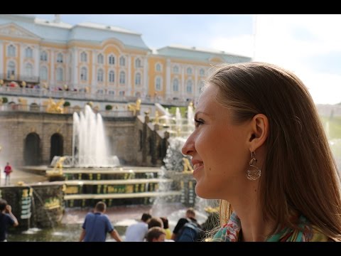 Моя экскурсия в Петергоф (fountains Of Peterhof)