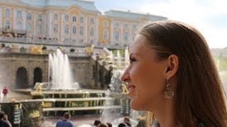 Моя экскурсия в Петергоф (fountains of Peterhof)