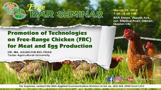 Promotion of Technologies of Free Range Chicken FCR for Meat and Egg Production P1