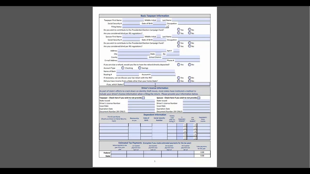 Individual Organizer Instructions - YouTube
