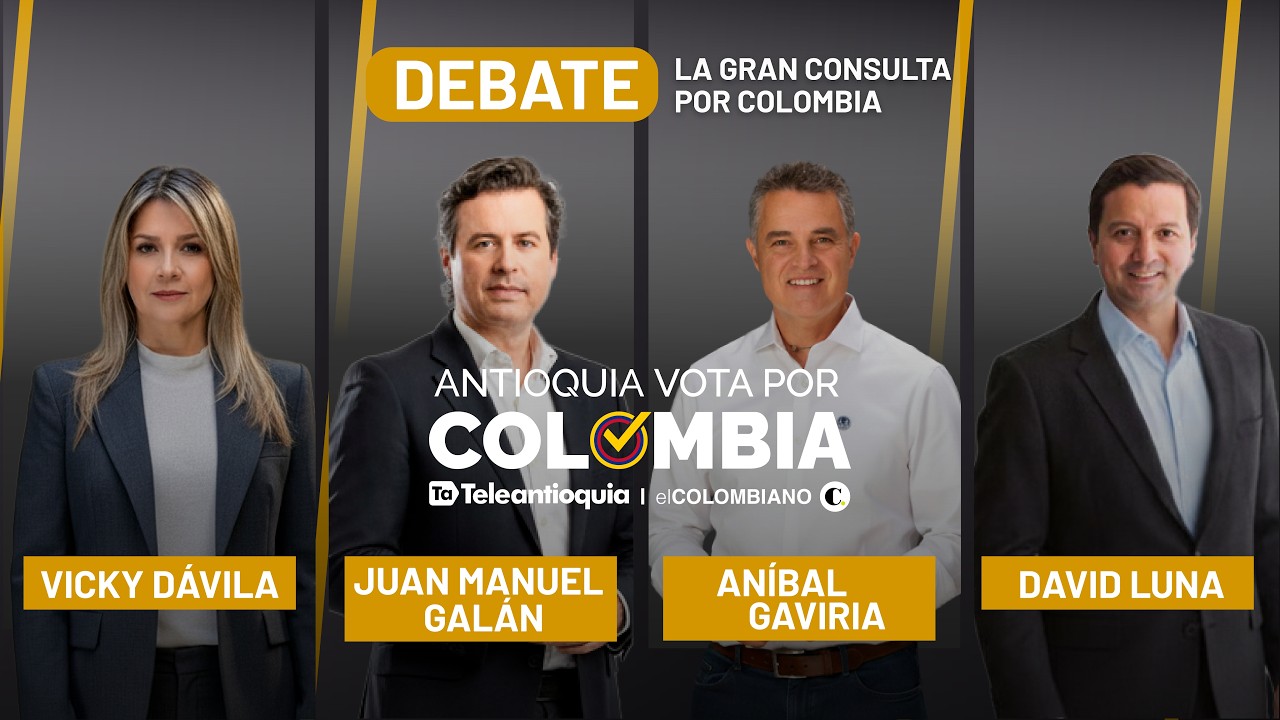 🔴 EN VIVO | Debate Antioquia Vota por Colombia: La Gran Consulta por Colombia | Teleantioquia