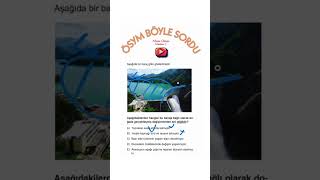 Yks Coğrafyada Ne Çıkar | #shorts #ykscoğrafya İnsan ve Doğa etkileşimi sorusu