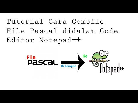 Compile File Pascal menggunakan Notepad++