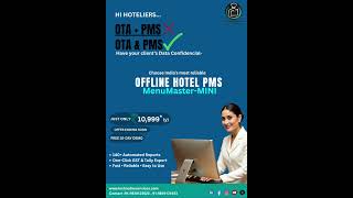 India's Best Hotel Software | Hotel PMS | MenuMaster -MINI #hotelsoftware #hotelindustry #hotelpms