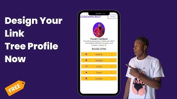 how to create a link tree profile with html and css