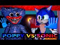 New poppy playtime vs sonic steve vs huggy wuggy minecraft animation monster movie story