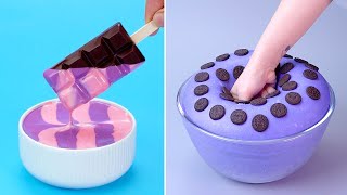 Easy & Perfect Chocolate Cake Decorating Ideas | So Tasty Rainbow Cake Hacks | Satisfying Video