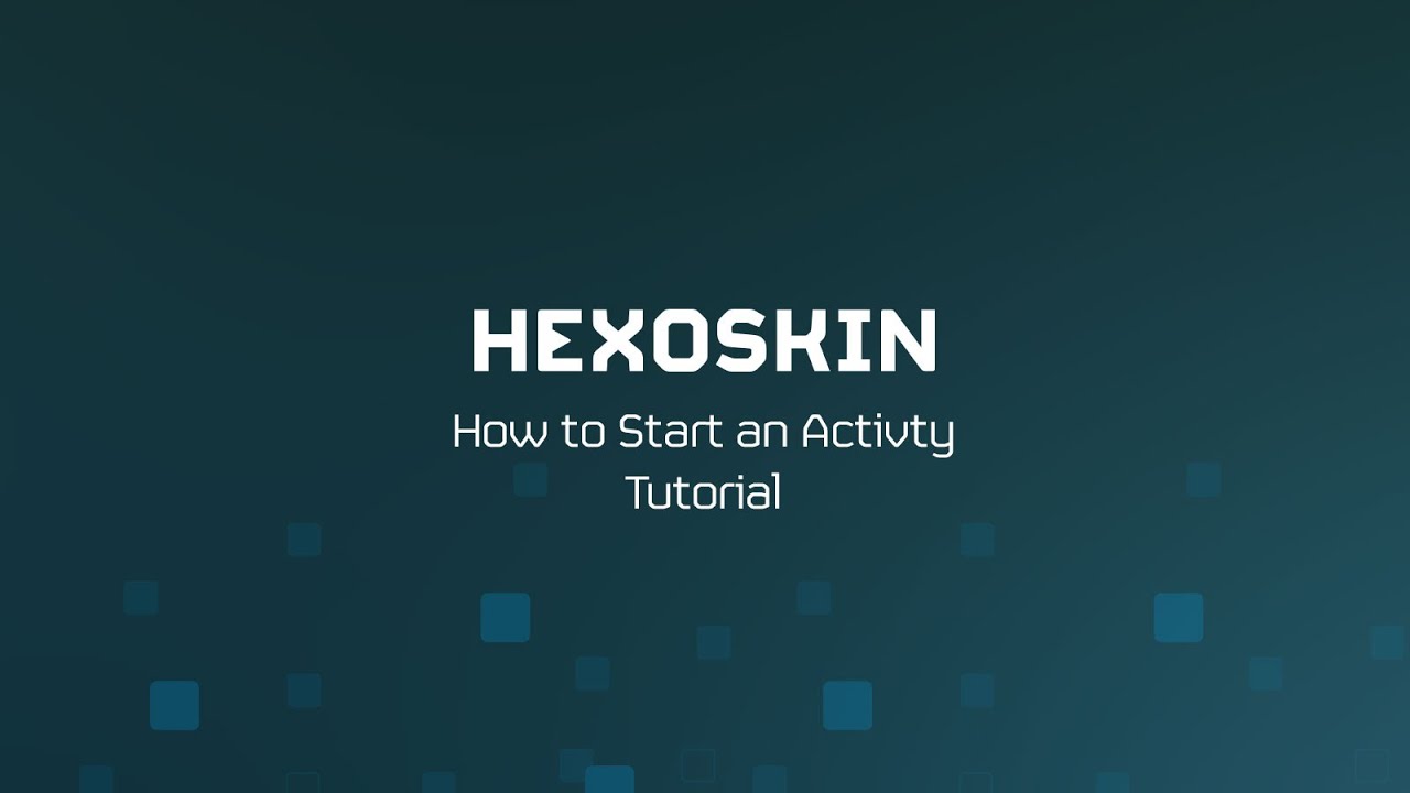 Hexoskin iOS Tutorial: How to Start an Activity