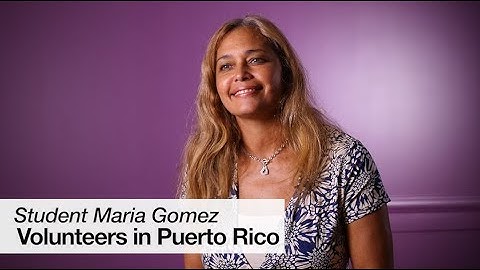 CUNY SPS Nursing Student volunteers in Puerto Rico