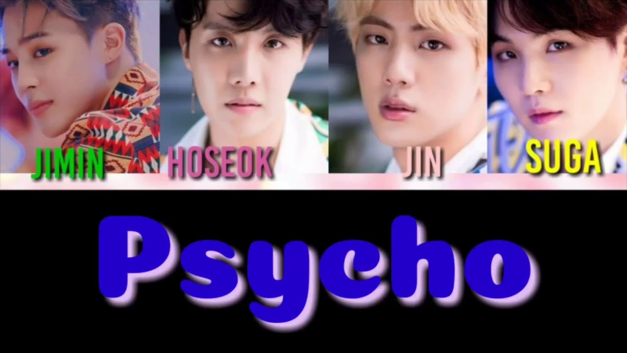 How Would BTS sing: Psycho By: Red velter (Color codeod Lycis)