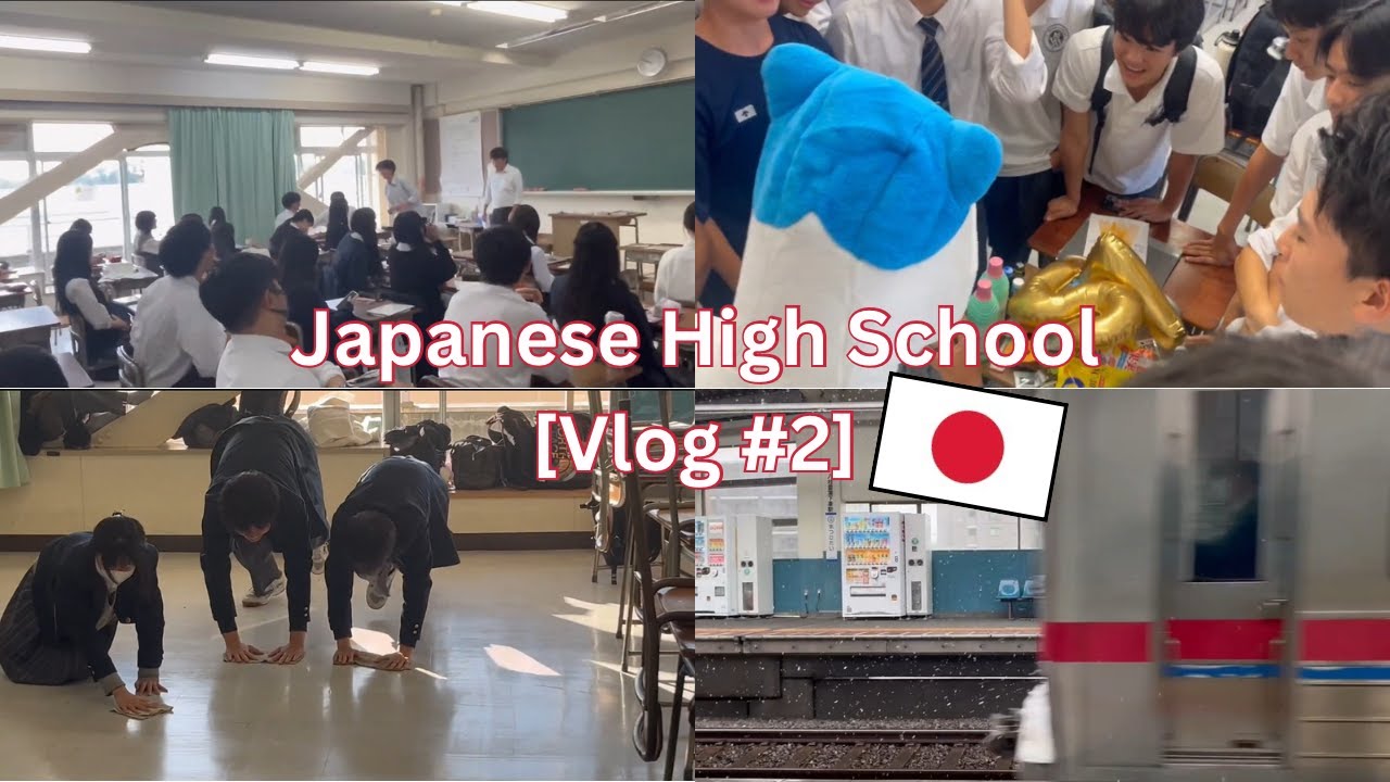 a day in a Japanese high school [Vlog 2] 🏫 高校生の一日